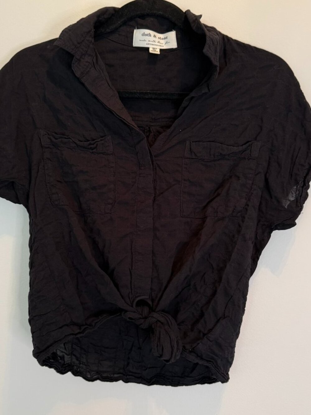 Cloth & Stone short sleeved button down XS